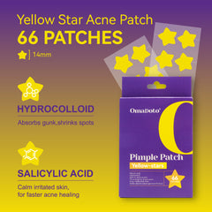 Yellow Star Pimple Patches