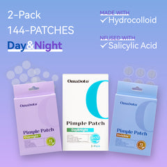 Day & Night Acne Patches Duo - Salicylic Acid Treatment (144 Count)