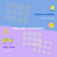 Day & Night Acne Patches Duo - Salicylic Acid Treatment (144 Count)