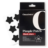 black Star Pimple Patches (66Pcs,14mm)