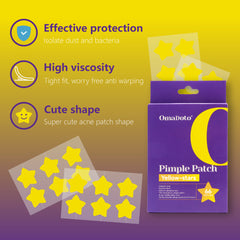 Yellow Star Pimple Patches